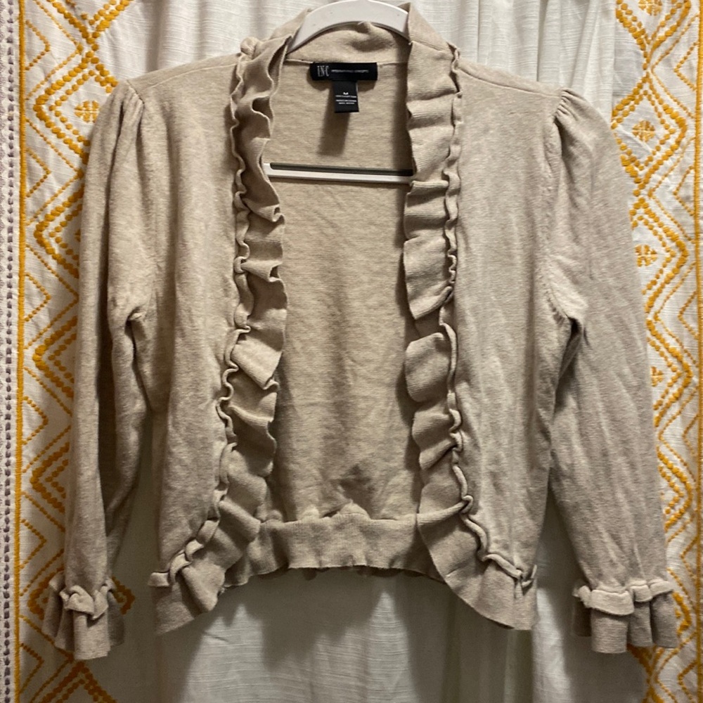 INC sweater shrug